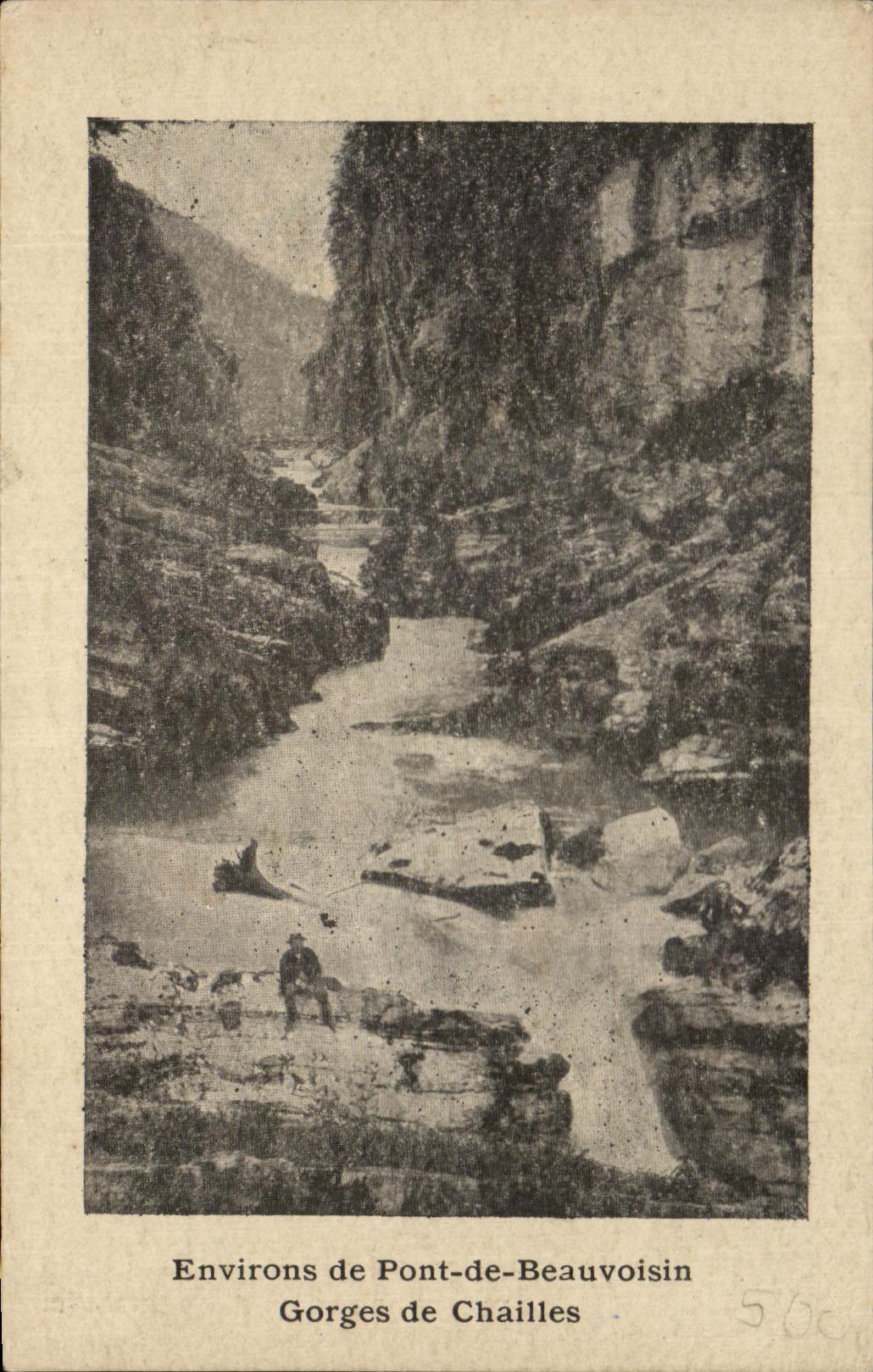 Gorges de Chailles — Environs de Pont-de-Beauvoisin — Impr. P.H. Ragon, Pont-de-Beauvoisin