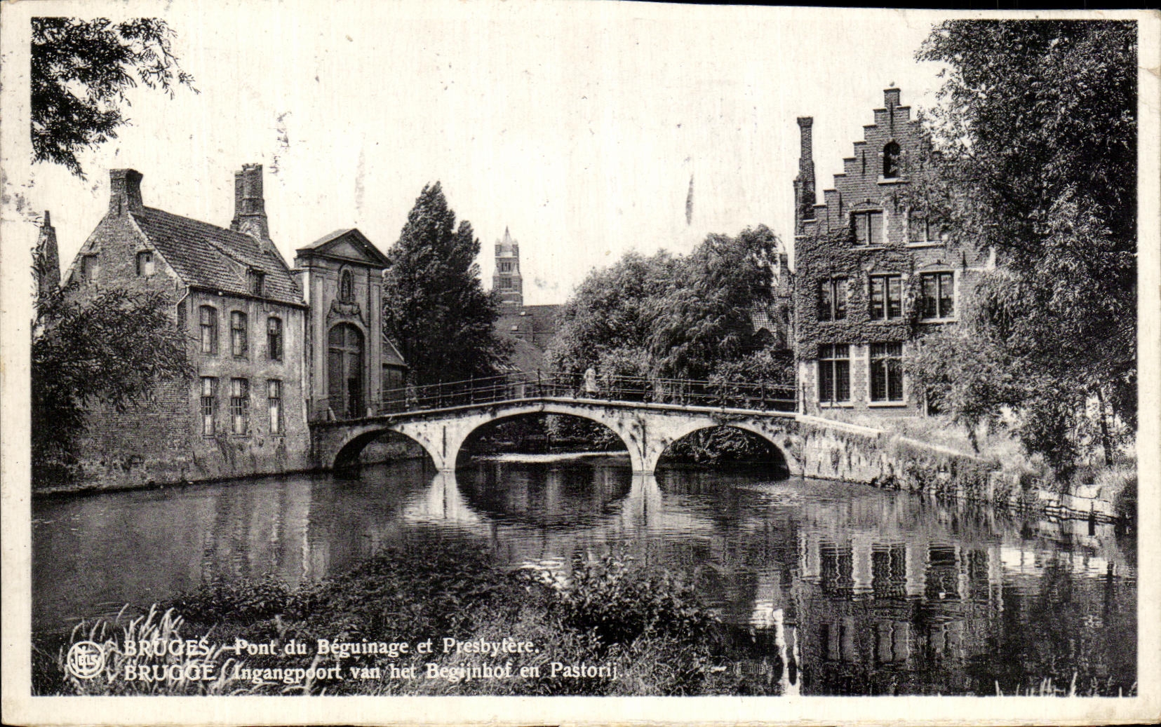 CPA Bruges Pont Du Beguinage Et Presbytere 