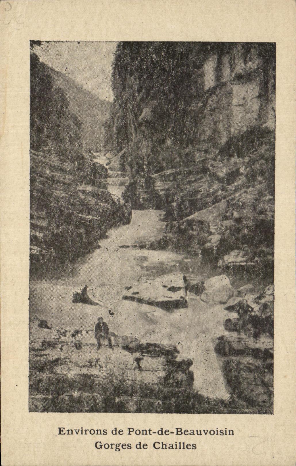 Gorges de Chailles — Environs de Pont-de-Beauvoisin — Imp. Ph. Ramon, Pont-de-Beauvoisin