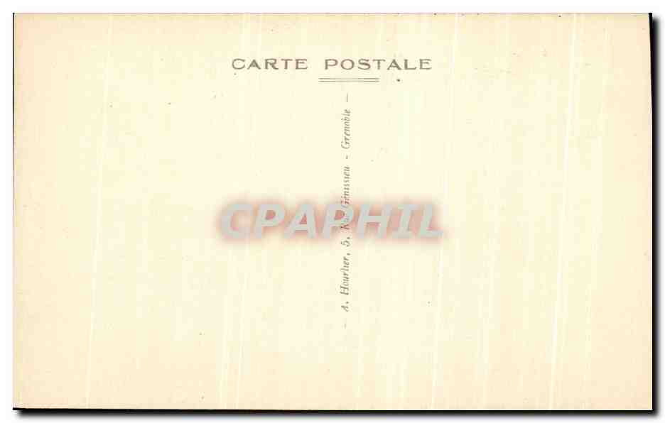 CPA Route Du Lautaret La Grave Et La Meije — Rückseite
