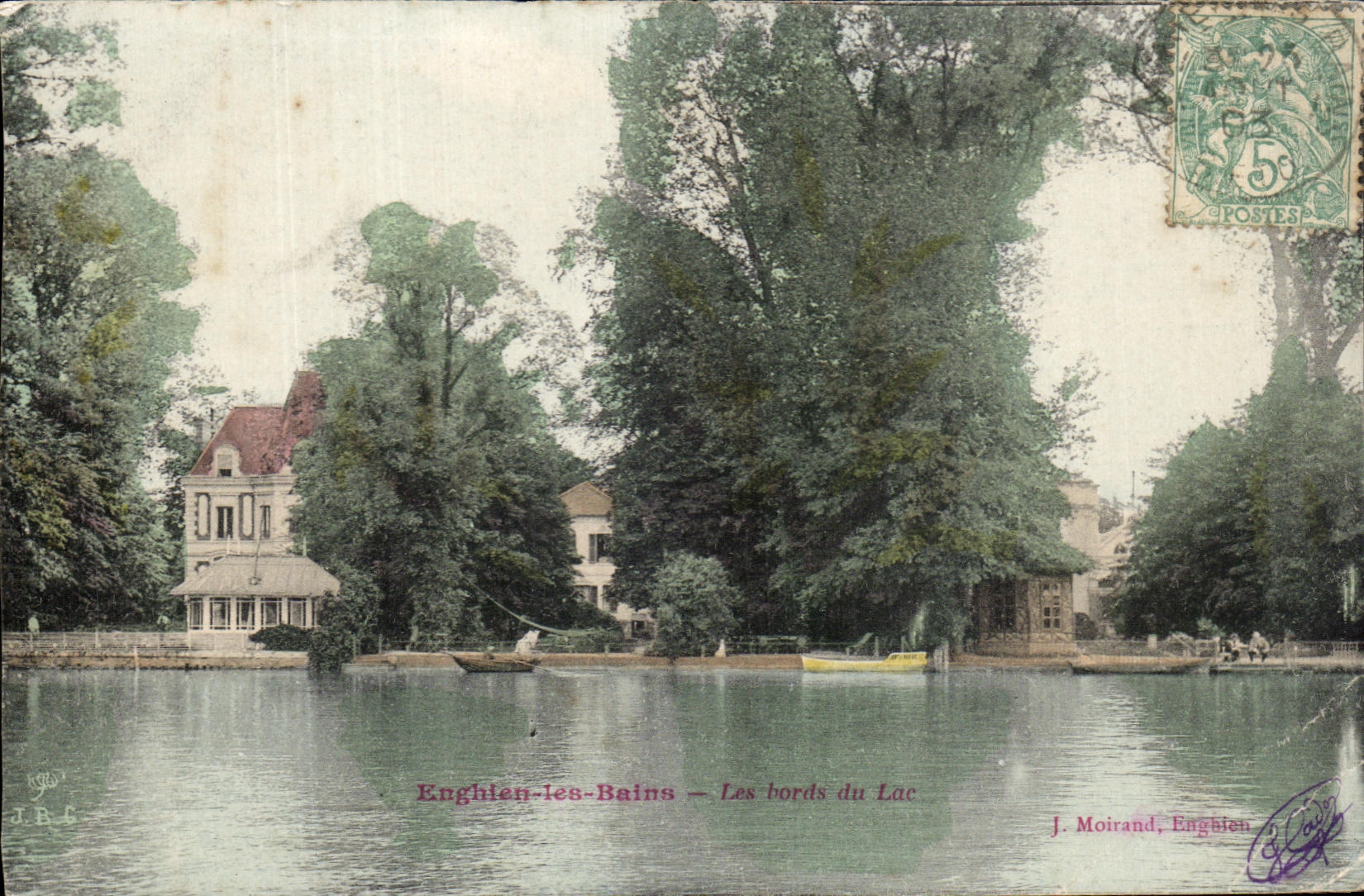 Enghien-les-Bains — Les bords du Lac — J. Moirand, Enghien