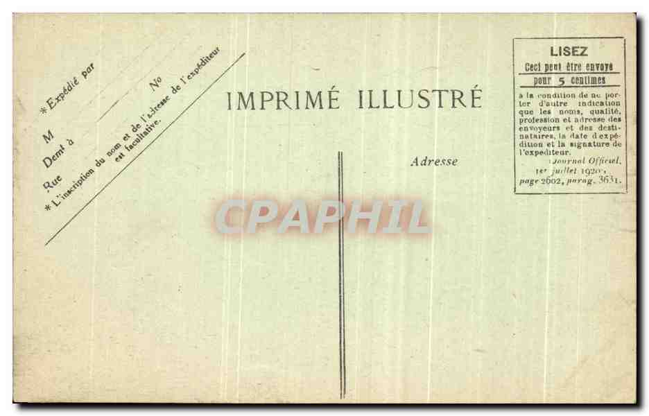 CPA Paris Ile La Cite Notre Dame — Rückseite