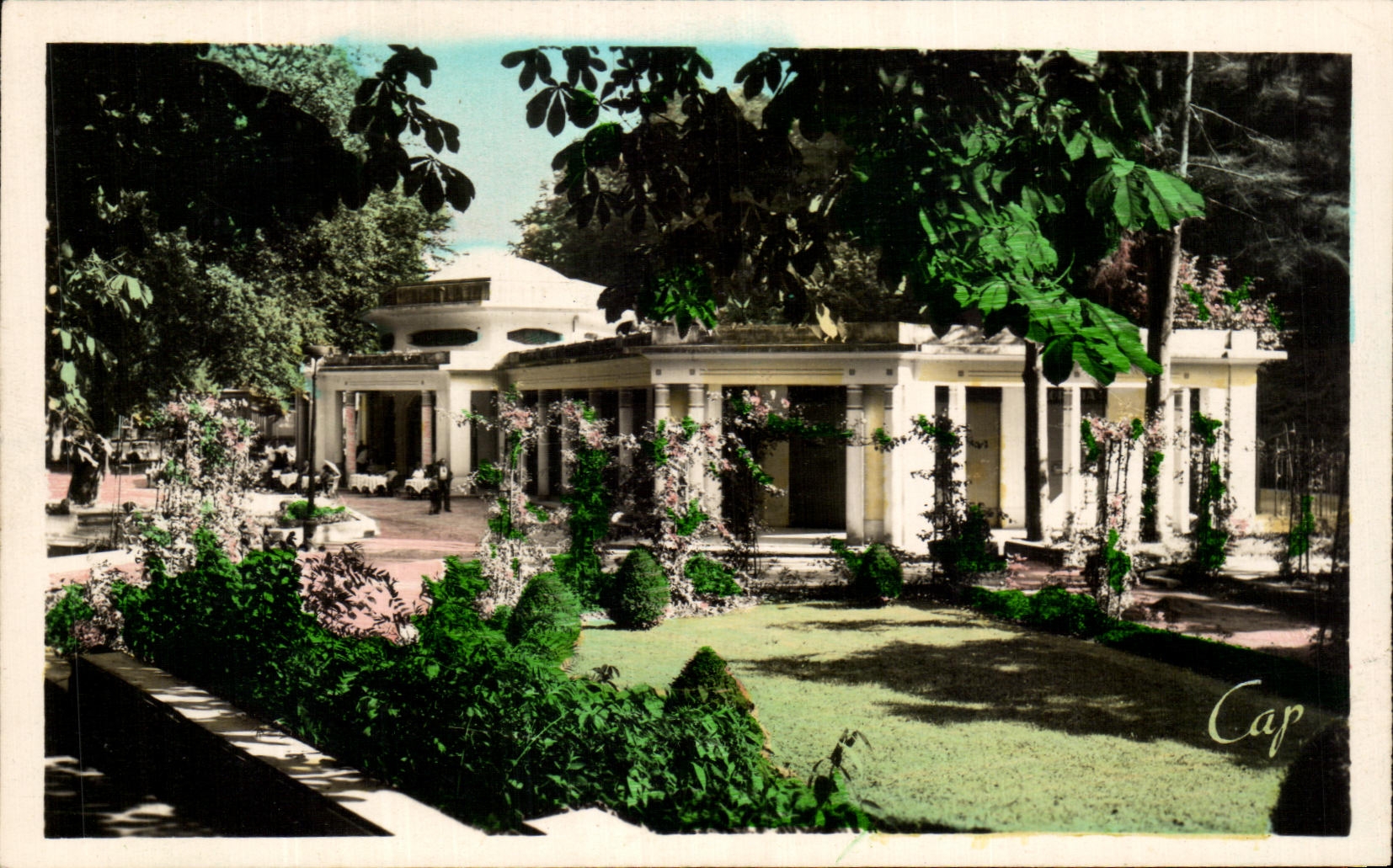 Bagnolles-de-l'Orne — Paisaje hacia el Pavillon aux Fleurs — REAL-PHOTO C.A.P.