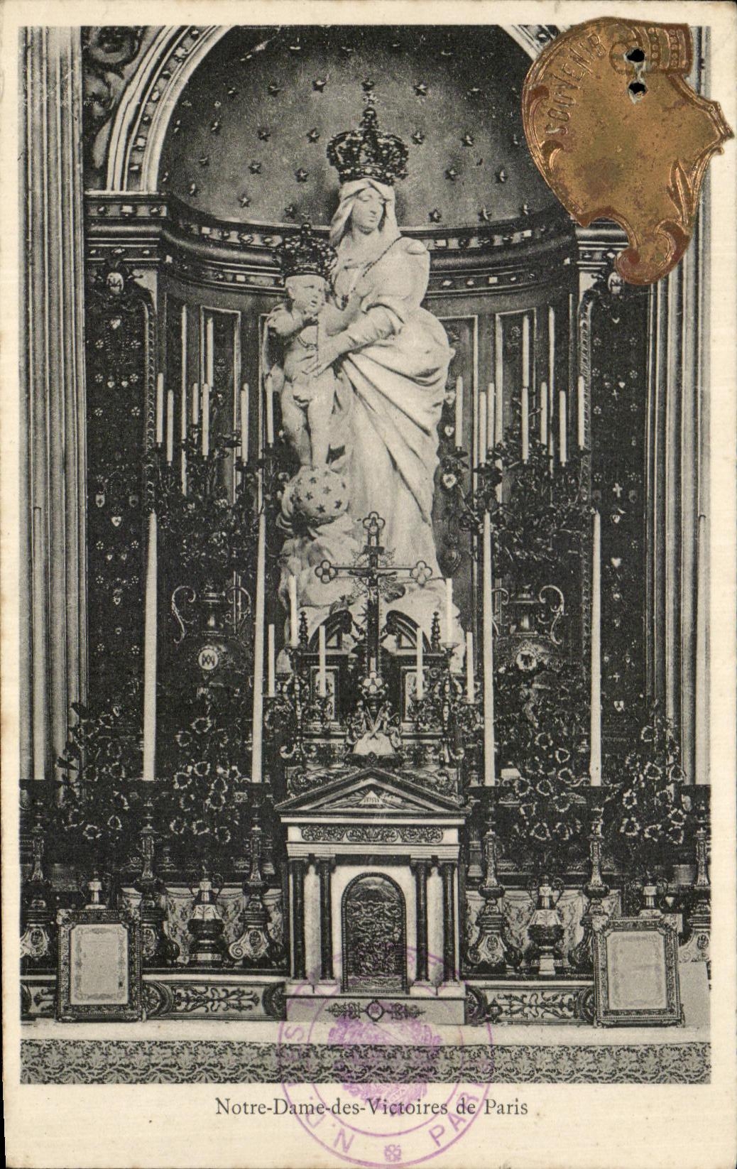 CPA Notre Dame Des Victoires De Paris