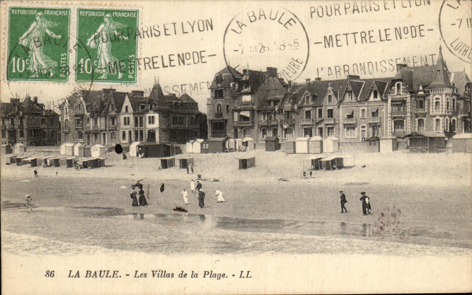 CPA La Baule Les Villas de la Plage