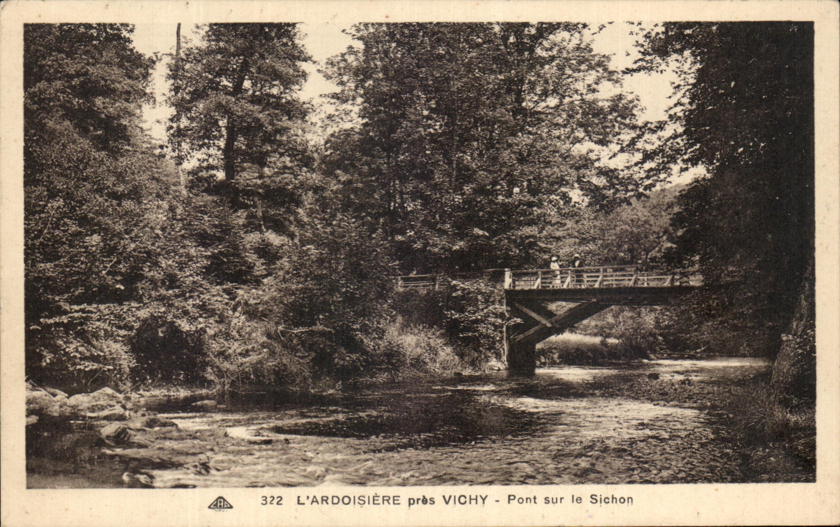 CPA L'Ardoisiere pres Vichy Pont sur le Sichon