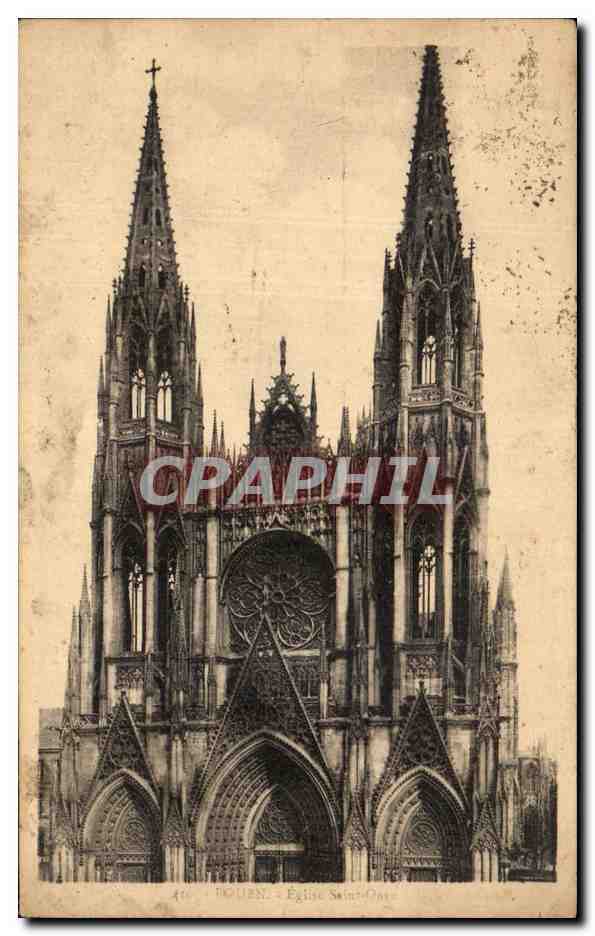 CPA Rouen Eglise Saint Ouen