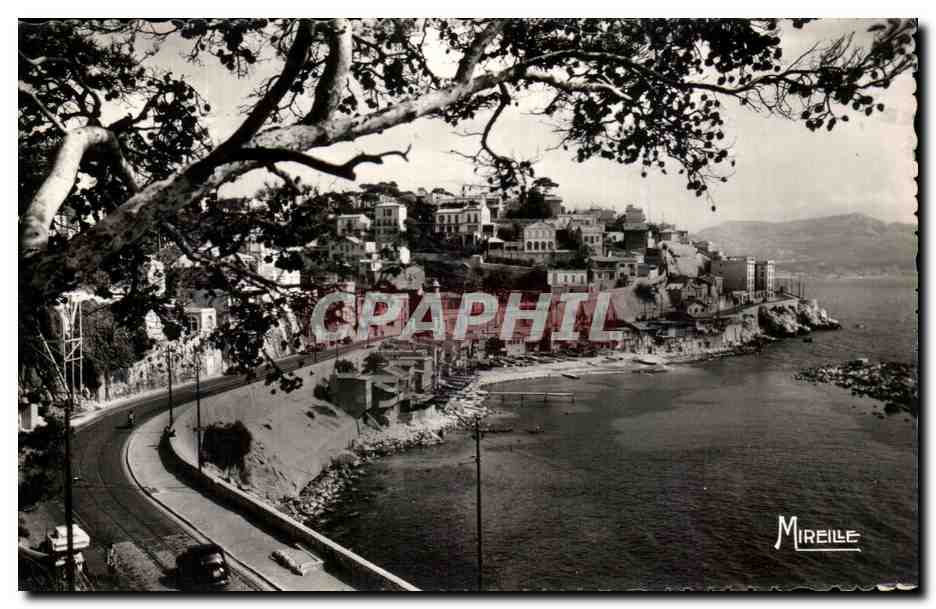 CPA Marseille La Corniche I'Anse du Prophete