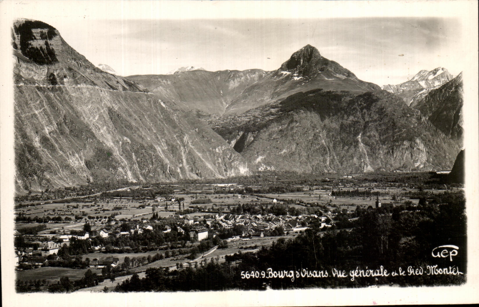Bourg d'Visans — Vue générale au Pied Montel — CEP