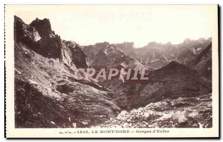 CPA Le Mont Dore Gorges d'Enfer