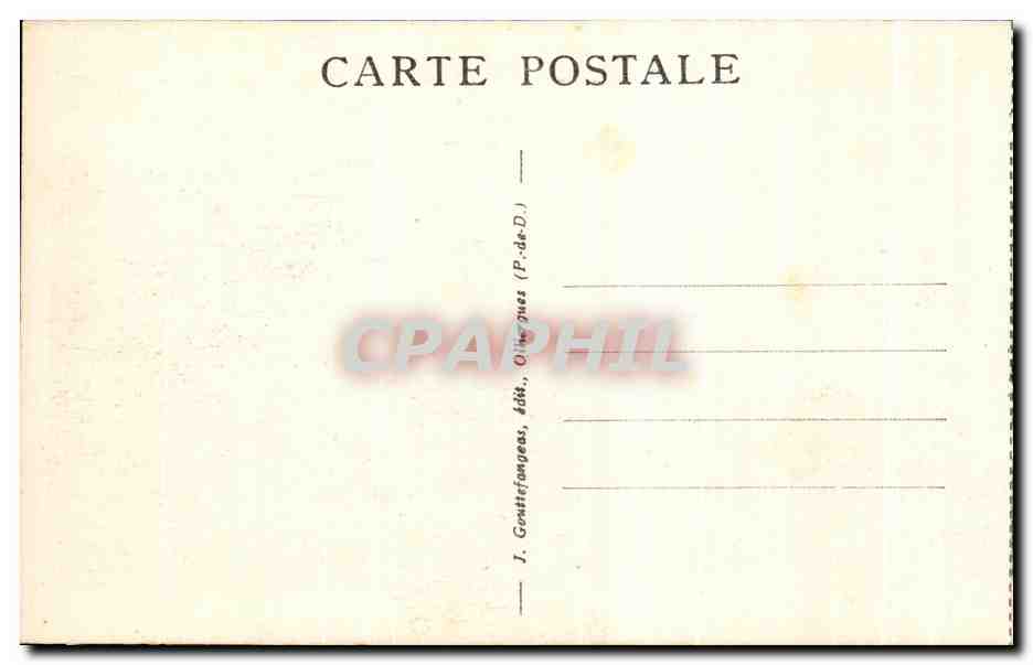 CPA Le Mont Dore vue Generale — Verso