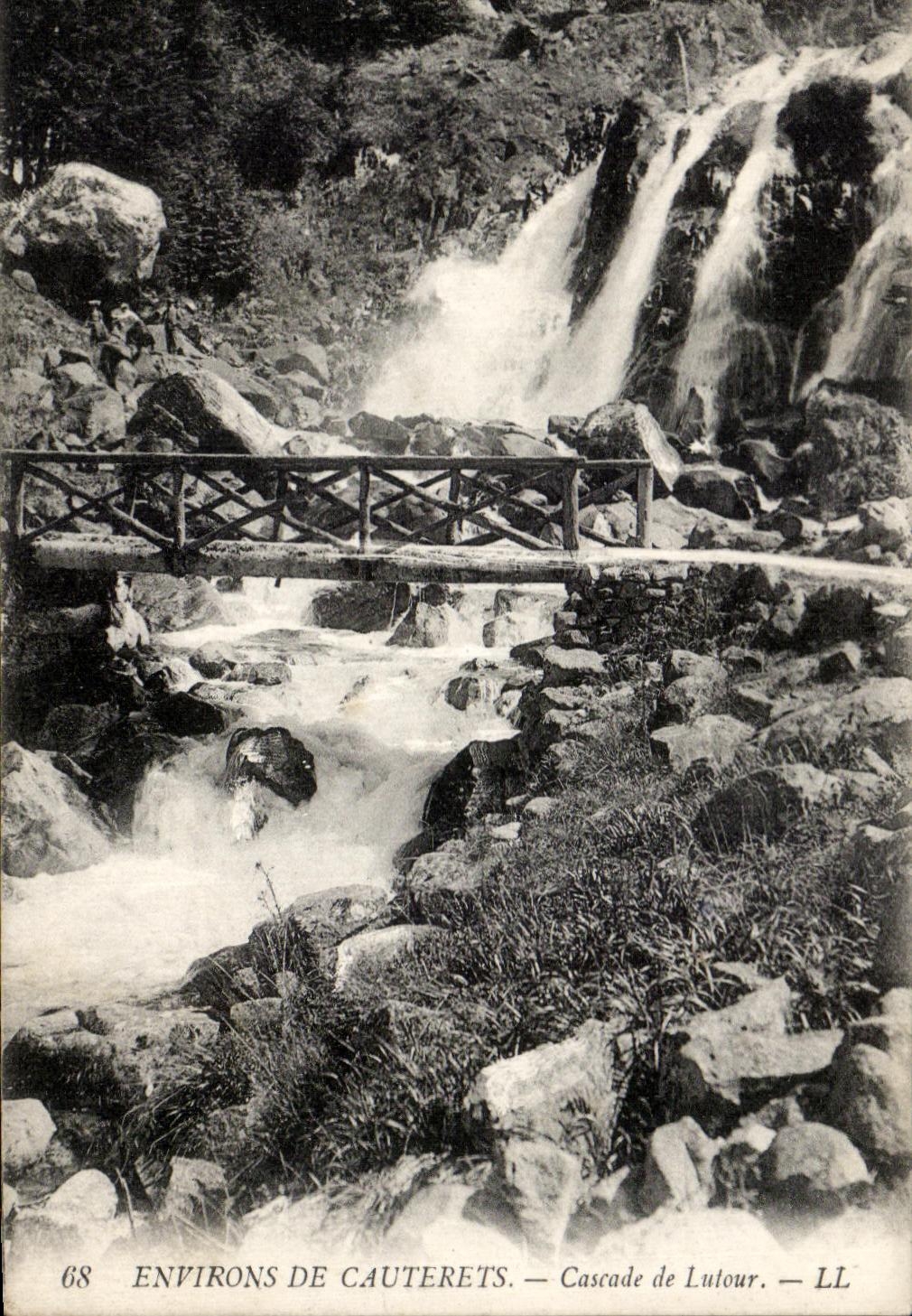 Environs de Cauterets — Cascade de Lutour — LL