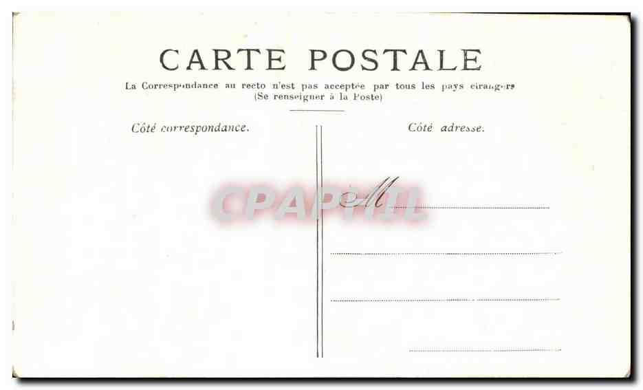 CPA Paris Le Dome Des Invalides — Rückseite