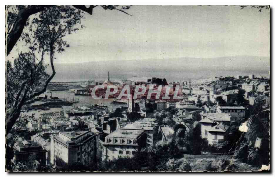 CPA Genova Panorama E Lanterna Panorama Et Le Phare General View And Light House