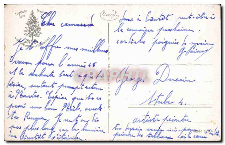 CPA Jlsenburg Roggenstein im Suental — Rückseite