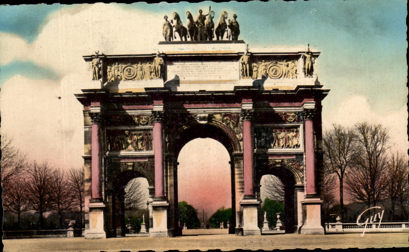 CPA Merveilles Arc de triomphe du Carrousel