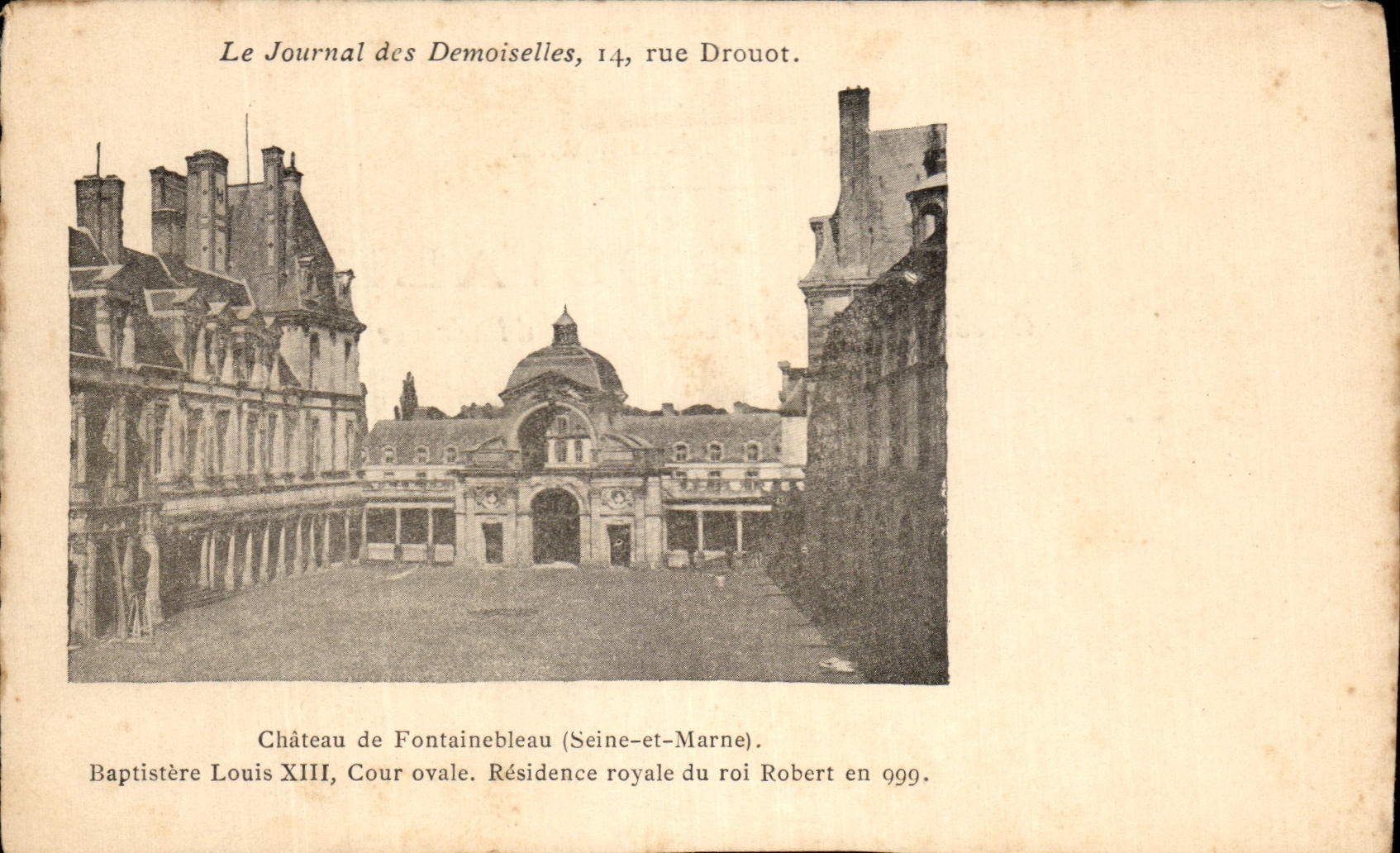 Castello di Fontainebleau — Cortile ovale — Residenza reale del re Roberto nel 999