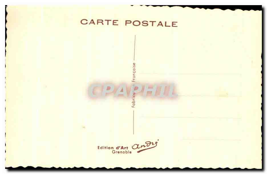 CPA Fantaisie Souvenir des Alpes Fleurs sechees — Rückseite