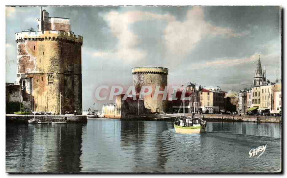 La Rochelle — Les Tours de l'Entrée du Port — Éditeurs Gaby, Nantes