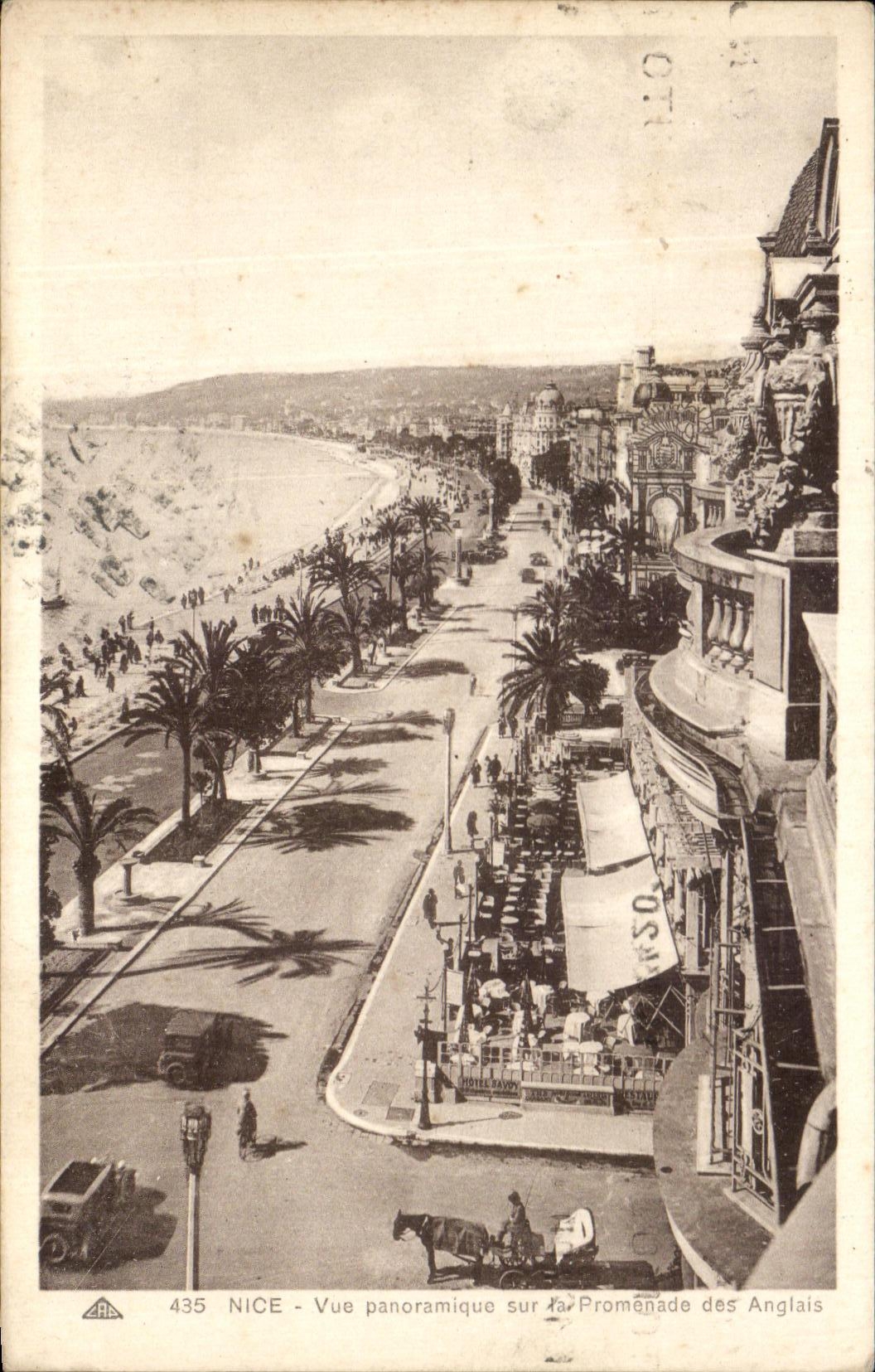 CPA Nice Vue Panoramique Sur la Promenade des Anglais