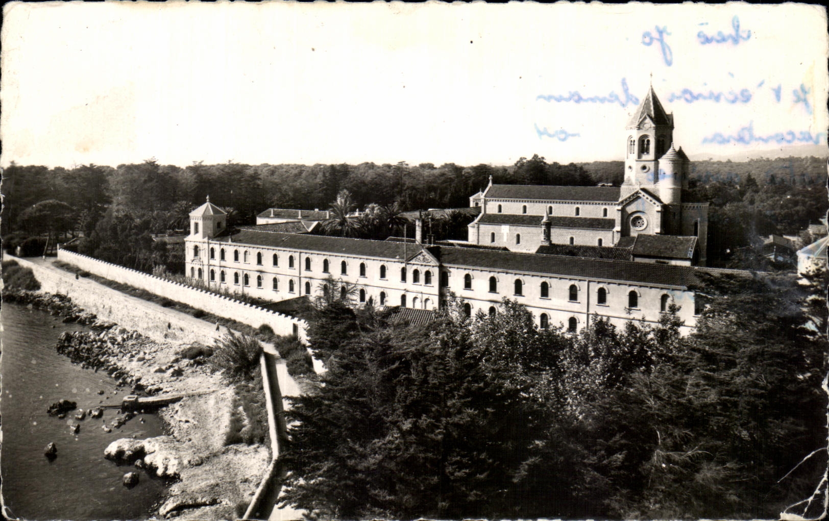 CPA Ile St Honorat Le Monastere Cannes 