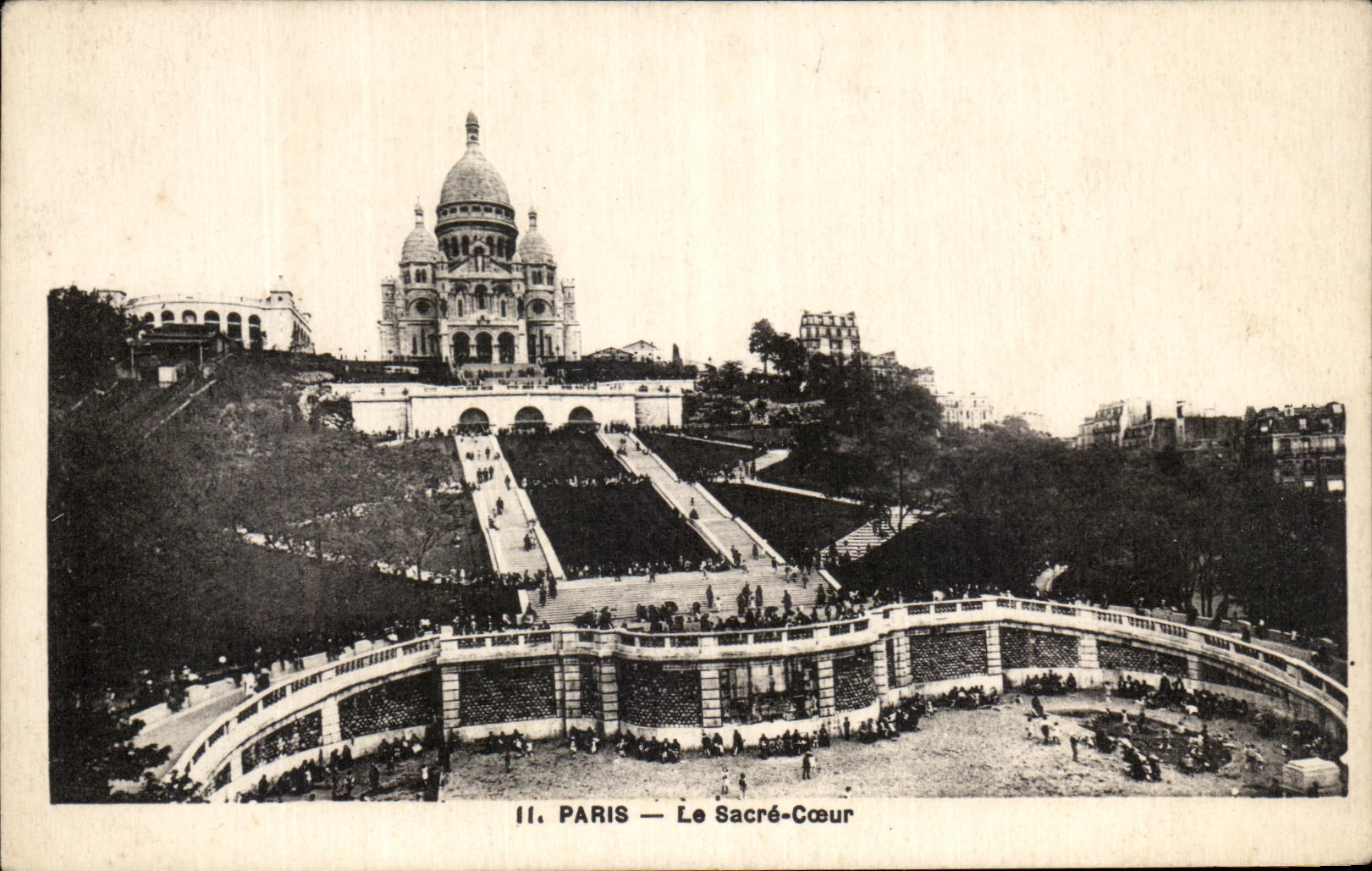 CPA Paris Le Sacre Coeur Montmartre 