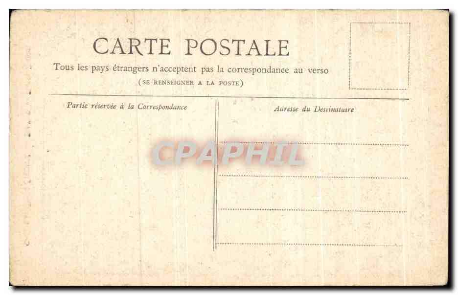 CPA Paris Notre Dame — Verso