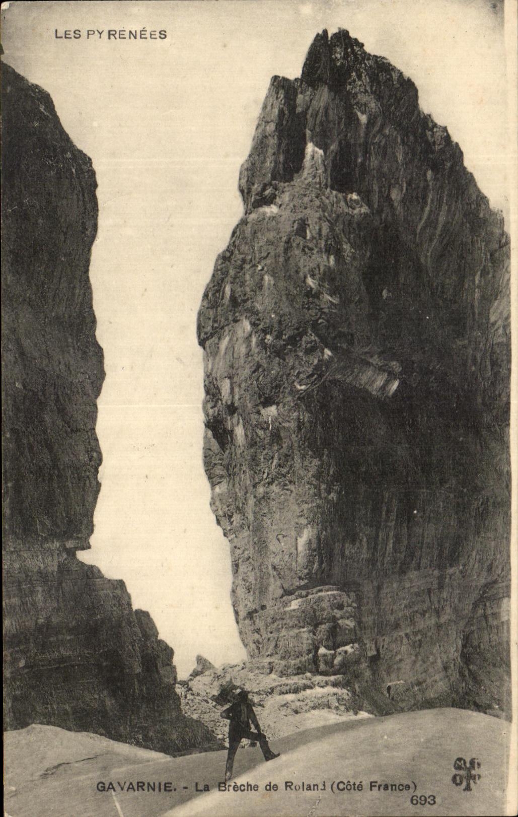 CPA Gavarnie La Breche de Roland