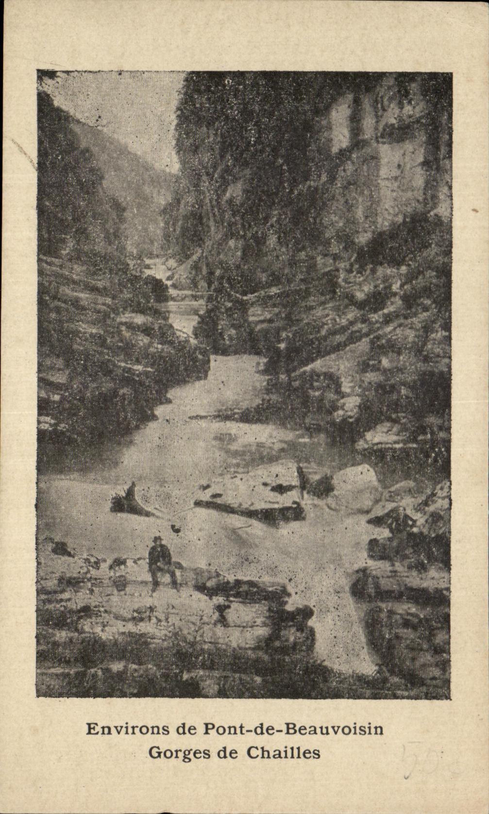 CPA Environs de Pont de Beauvoisin Gorges de Chailles