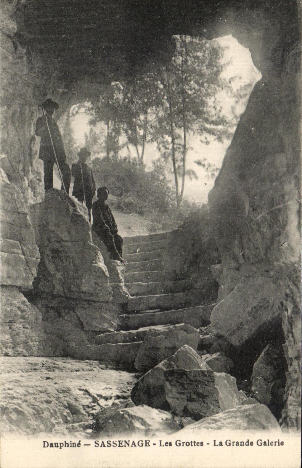 Sassenage — Les Grottes — La Grande Galerie — Dauphiné