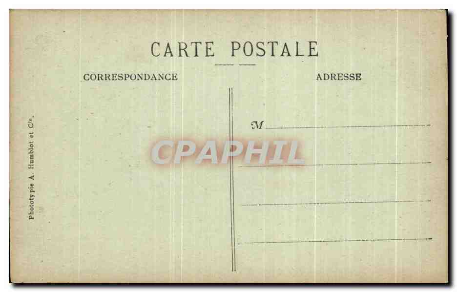 CPA Nancy Porte de la Craffe — Rückseite