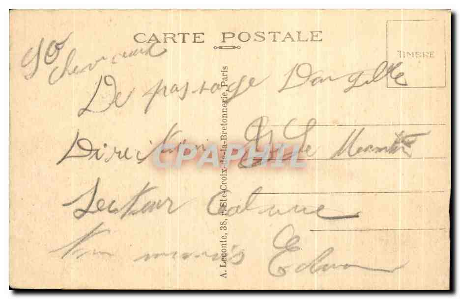 CPA Paris Opera  — Verso