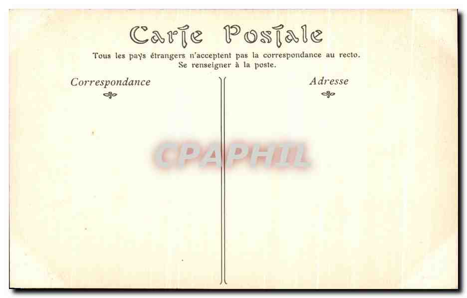 CPA Paris Notre Dame Cote Nord Rue du Cloitre Notre Dame — Rückseite