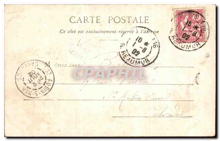 CPA Paris Tombeau de Napoleon 1er Le Sarcophage — Verso
