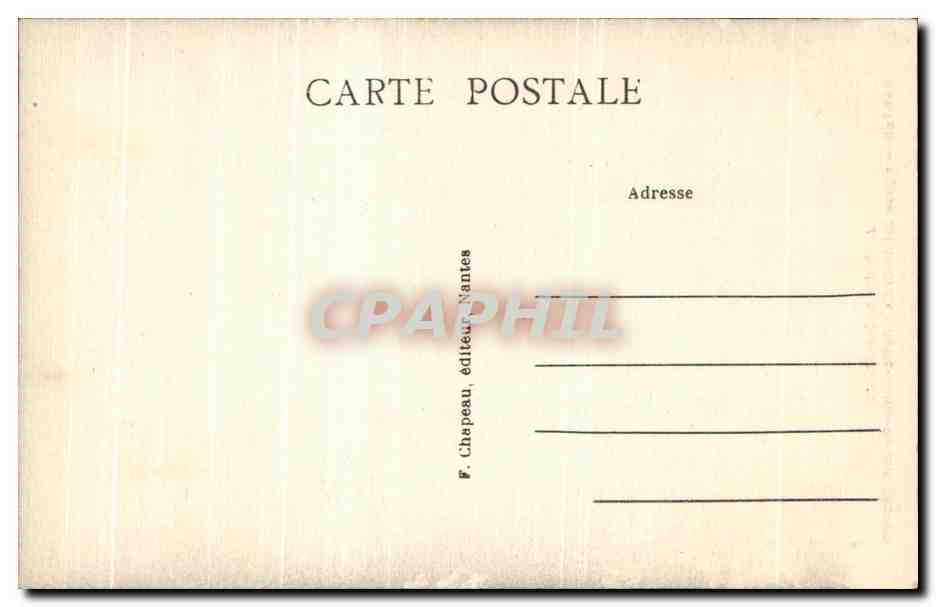 CPA Madones Nantaises Nantes Eglise Sainte Croix Notre Dame de Bon Secours — Verso