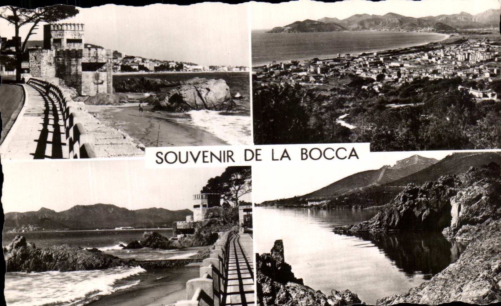 CPA La Cote d'Azur Souvenir de la Bocca Environs de Cannes