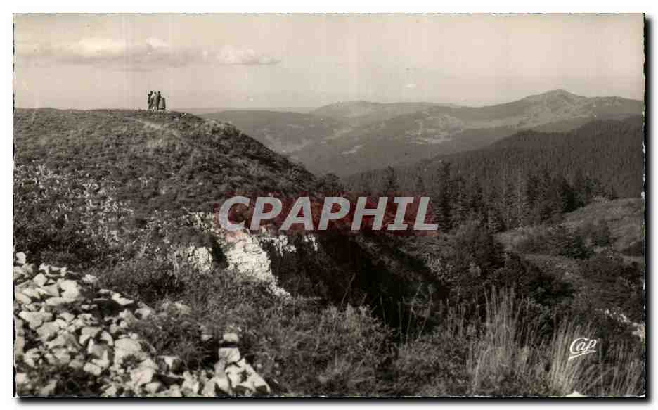 CPA Gex la Faucille La Table d'Orientation du Mont Rond