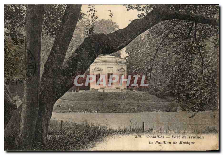 CPA Versailles Parc de Trianon Le Pavillon de Musique