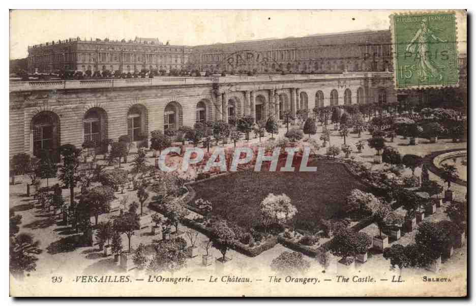 CPA Versailles L'Orangerie Le chateau 