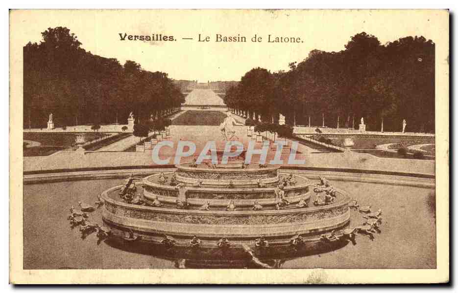 CPA Versailles Le Bassin De Latone