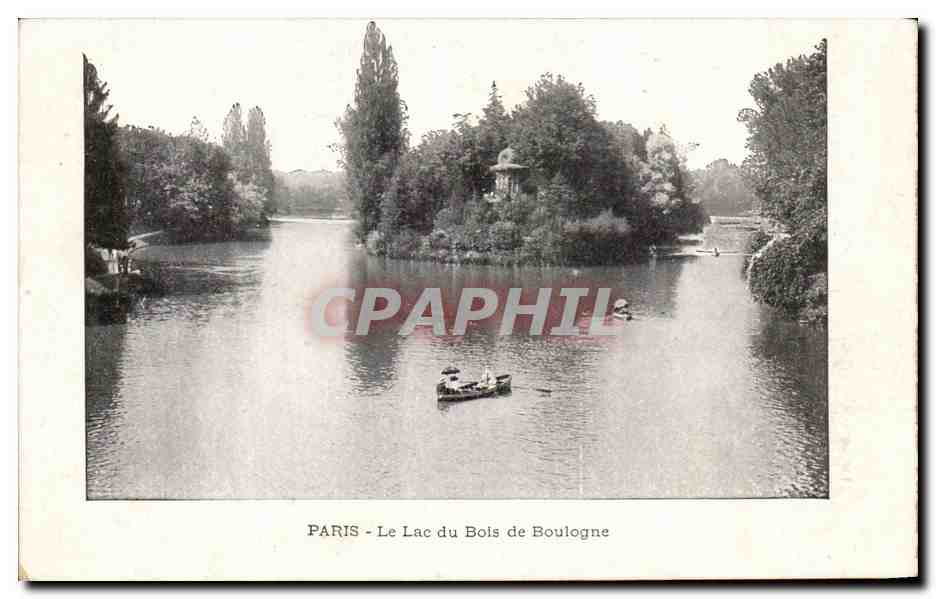 CPA Paris Le Lac Du Bois De Boulogne