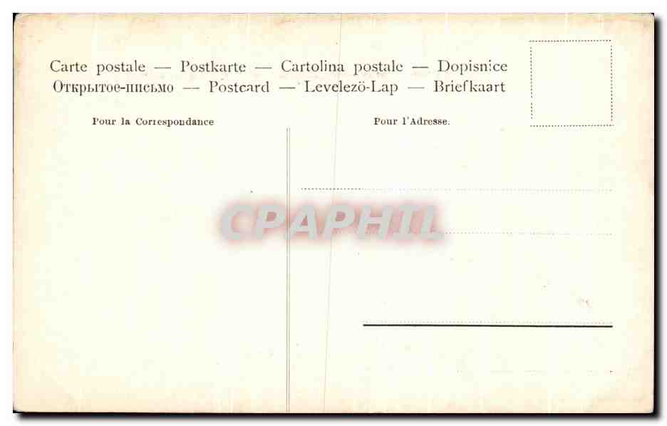 CPA Roma Michelangelo  — Verso