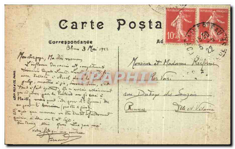 Fontainebleau - La Selva - Las Gargantas de Apremont - El Bilboquet del Diablo — LL — Reverso