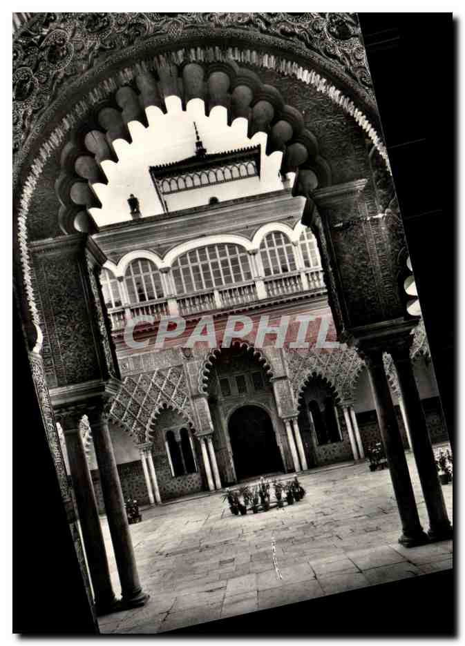 Sevilla - El Alcázar: Patio de las Doncellas — Cour des Jeunes Femmes — Éditeur: Julieta Española, Madrid