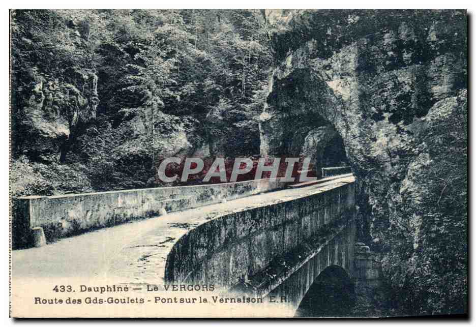 Dauphiné — Le Vergors — Pont sur la Vernalson — E.H. n°433