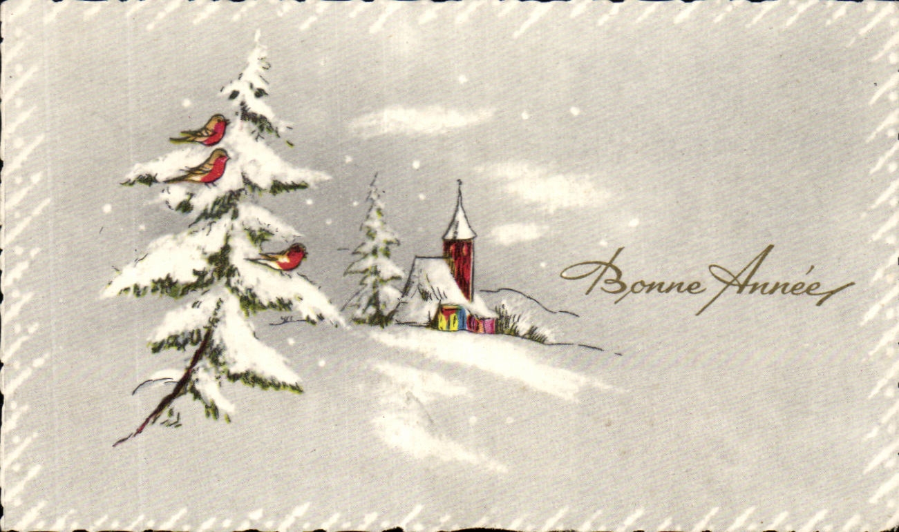 CPSM fantaisie Bonne Annee