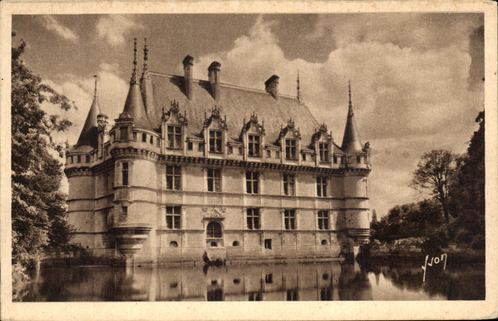 CPA Les Chateaux De La Loire Azay Le Rideau