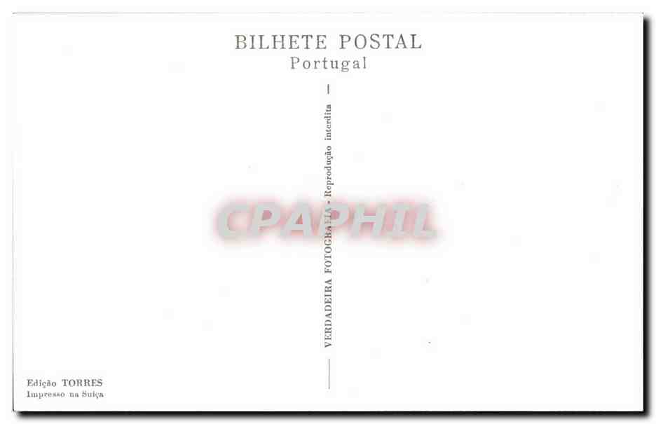 CPA Portugal Mosteiro da Batalha Tumules dos Infantes  — Rückseite