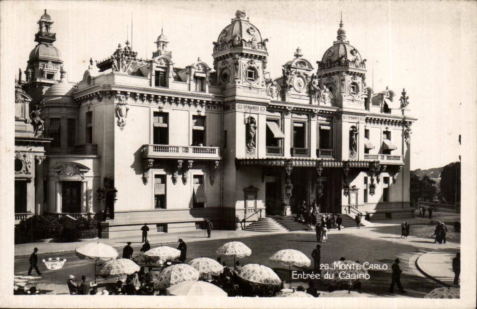 CPA Monte Carlo Entree du Casino Monaco