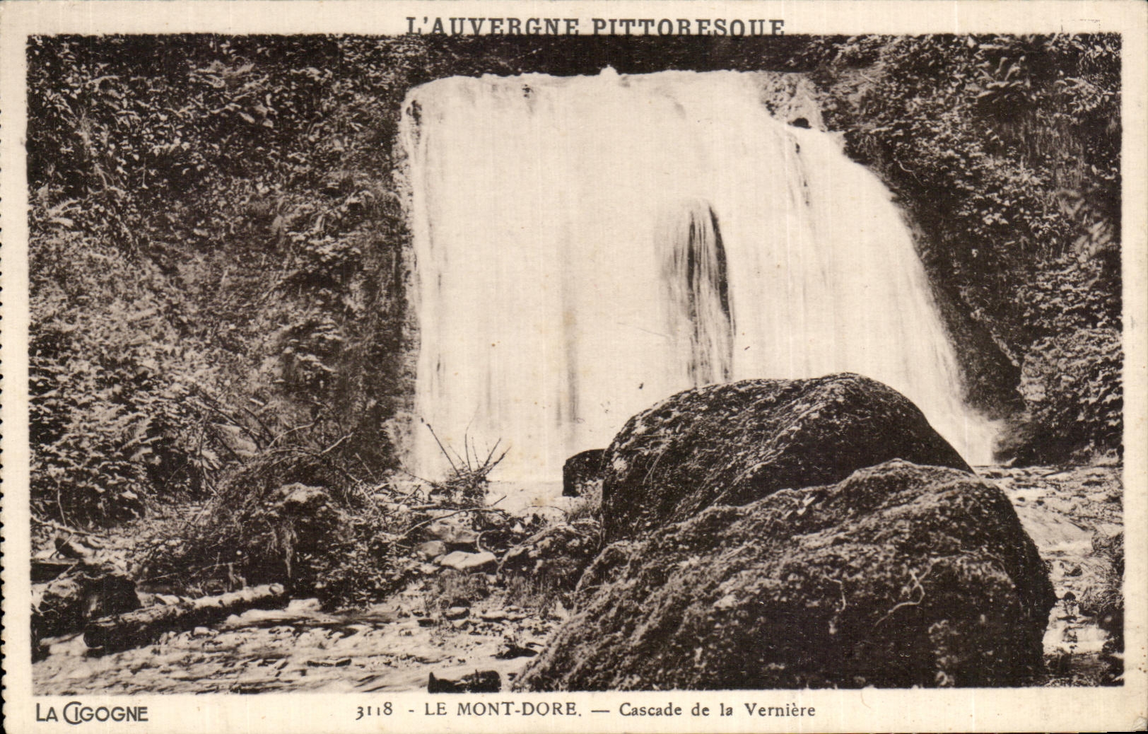 CPA Le Mont Dore Cascade de la Verniere